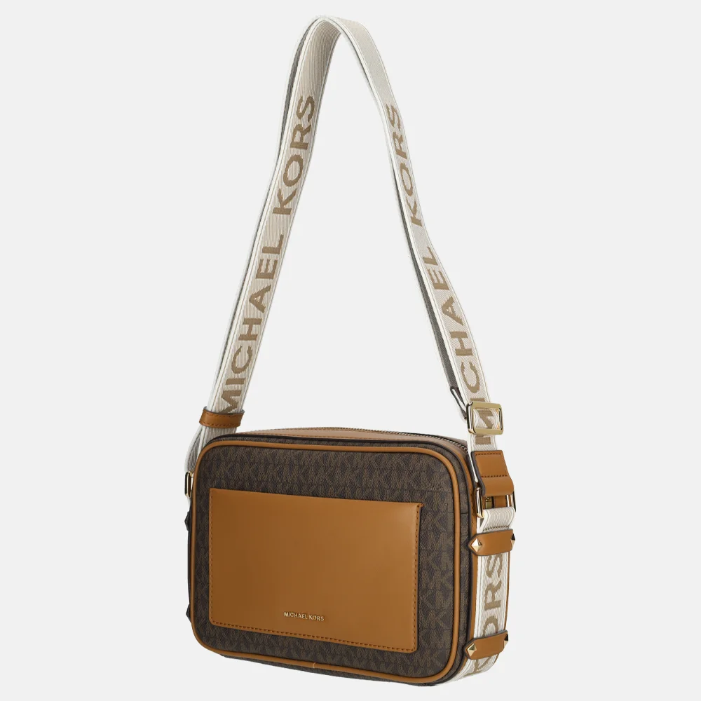 超美品 【MICHAEL KORS】 Michael Kors Maeve crossbody tas brown/acorn | 022938-Bruin